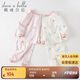 戴維貝拉（DAVE＆BELLA）秋冬兒童內(nèi)衣套裝女童秋衣秋褲寶寶衣服兩件套
