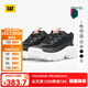 CAT卡特運(yùn)動(dòng)休閑鞋老爹鞋男鞋新品牛皮城市輕戶外月球鞋商場同款 黑色女 38