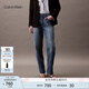 Calvin KleinJeans25春夏女士美式經(jīng)典復(fù)古潮流ck寬松微彈洗水牛仔褲47B928G U3M-牛仔淺藍(lán) 26