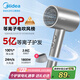 美的（Midea）5億等離子護(hù)發(fā)電吹風(fēng) 家用負(fù)離子吹風(fēng)筒 1800W大功率便攜吹風(fēng)機(jī)FJ308銀 國家補(bǔ)貼 節(jié)日/生日禮物