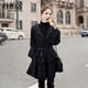 絲柏舍連帽長(cháng)袖收腰外套女2026春裝新款時(shí)尚氣質(zhì)顯瘦亮絲上衣
