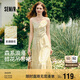 森馬（Semir）連衣裙女設(shè)計(jì)感肌理浪漫2025夏季甜美花邊碎花吊帶裙107425114051