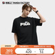 FILA 斐樂官方大熊貓短袖T恤情侶2025秋半袖寬松純棉運(yùn)動上衣男女同款