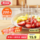 美麗雅 水果叉200支 一次性水果叉食品級(jí)甜品叉子兒童蛋糕叉小吃簽