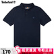 添柏嵐（Timberland）POLO衫男夏季戶外旅行運(yùn)動休閑短袖寬松商務(wù)透氣翻領(lǐng)T恤 A24H2Z02/深藍(lán)色 L 180建議140-160斤