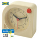宜家（IKEA）TJINGA汀芽鬧鐘桌面迷你臺鐘起床困難神器學(xué)生用鬧鈴鐘 淺黃色鬧鐘8x8cm