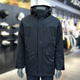 牧高笛戶(hù)外2025年秋冬新款男式羽絨衣防風(fēng)防水加厚保暖連帽羽絨服 夜幕黑 L /175