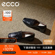 愛步（ECCO）高跟鞋女 一腳蹬粗跟淺口單鞋 型塑35方頭290943 黑色38