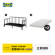 宜家（IKEA）費斯多多功能鐵藝床坐臥兩用單人床耐用小戶(hù)型沙發(fā)床 坐臥兩用床框架+海綿床墊*2 80x200cm