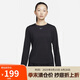 耐克(NIKE)春夏女長袖圓領T恤 運動休閑 經(jīng)典百搭 FN2802-010 黑XL