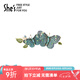 She's茜子發(fā)飾斑斕蝶夢(mèng)刺繡蝴蝶橫夾馬尾盤(pán)發(fā)發(fā)夾發(fā)卡七夕禮物送女友
