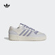 adidas RIVALRY LOW休閑籃球運動(dòng)板鞋女子阿迪達斯官方三葉草   粉白/銀灰紫羅蘭/符點(diǎn)灰   37