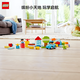 樂高（LEGO）積木 得寶DUPLO 早教玩具啟蒙拼裝玩具 寶寶男孩女孩生日禮物 10913 得寶中號(hào)繽紛桶