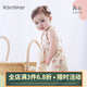 Kordear嬰兒裙子夏裝女寶寶洋氣背心裙純棉連衣裙女童夏天 元?dú)馓姨?80 cm