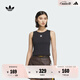 adidas簡(jiǎn)約舒適自帶胸墊運(yùn)動(dòng)背心女裝夏季新款阿迪達(dá)斯官方三葉草   黑色   M