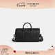 蔻馳（COACH）【七夕情人節(jié)禮物】奧萊男士VENTURER 27號(hào)行李包手提包牛皮 QB/黑色
