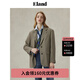 ELAND衣戀西裝女簡(jiǎn)約風(fēng)單排扣直筒顯瘦通勤西服外套2025秋季新款 深卡其色(37)D/Beige M 165