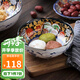 美濃燒（Mino Yaki） 日本進(jìn)口-陶瓷八角碗面碗古伊萬(wàn)里夜明珠宮廷風(fēng)擺件和風(fēng)工藝 宮廷風(fēng)8.1英寸-YG191