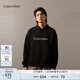 Calvin KleinJeans春秋男士經(jīng)典刺繡字母ck休閑純棉寬松連帽衛(wèi)衣40HM231 BAE-太空黑 M （建議130-150斤）