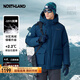 諾詩蘭（NORTHLAND）戶外男士鵝絨羽絨服防風(fēng)防潑三防工裝徒步登山抗寒升溫高蓬鵝絨服