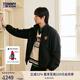 TOMMY JEANS【雙面穿】秋冬男裝搖粒絨美式寬松立領(lǐng)抓絨衣夾克外套19643 黑色BDS L （推薦：160-180斤）