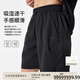 BODYDREAM【冷空氣系列】速干短褲男籃球運動褲工新風休閑四分健身褲子 黑色 3XL 220-240斤