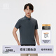 KOLON SPORT/可隆X-COT POLO衫 男子戶(hù)外運動(dòng)防曬UPF50+接觸涼感短袖上衣 LHPT5MN091-DG 深灰色 L175/96A