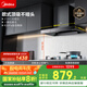 美的（Midea）抽吸排油煙機歐式頂吸式家用自清潔抽煙機脫排油煙機CXW-268-T201國家補貼20%可配燃氣灶