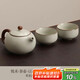 尚言坊汝窯茶壺泡茶家用高檔陶瓷冰裂釉西施壺功夫茶具一人用一壺二杯