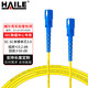 HAILE電信級光纖跳線(xiàn) SC-SC(UPC) 萬(wàn)兆單模單芯OS2 9/125大方頭轉大方頭Φ3.0收發(fā)器尾纖跳纖光纖線(xiàn)網(wǎng)線(xiàn) 5米
