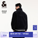 杰克·瓊斯（JACK&JONES）男裝秋季寬松搖粒絨立領(lǐng)夾克加厚外套男款毛絨棉服棉衣224409035 黑色E41 常規(guī) 黑色E41 S 170