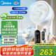 美的（Midea）空氣循環(huán)扇 電風扇家用立式落地語音風扇直流變頻輕音節(jié)能小風扇抑菌凈化電扇  GDI24WG