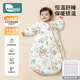 柯斯德尼（kidsneed）嬰兒睡袋秋冬恒溫中厚夾棉寶寶睡袋嬰幼兒睡衣兒童防踢被包腿M碼