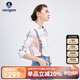 Navigare意大利小帆船長(cháng)袖襯衫女格子襯衣休閑女裝2313071011 粉紅/白 M