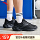 安踏小老爹休閑鞋男鞋夏季網(wǎng)面透氣厚底軟底鞋子男增高耐磨跑步運(yùn)動(dòng)鞋