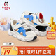 巴布豆童鞋兒童運動(dòng)鞋早秋透氣網(wǎng)面防滑女童鞋寶寶男童鞋運動(dòng)藍30碼