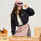 KAMA卡瑪戶外短款外套女登山服新款防曬衣辣妹風(fēng)棒球服小個子潮流上衣 黑色（春秋款） M
