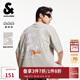 杰克·瓊斯（JACK&JONES） 純棉潮流百搭舒適復(fù)古字母羅紋圓領(lǐng)寬松男士短袖T恤男225101018