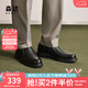 森達(dá)正裝皮鞋男子冬季新款商場(chǎng)同款職場(chǎng)簡(jiǎn)約商務(wù)皮鞋1SG02DM4 黑色 40