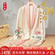 織錦樓重磅真絲刺繡披肩女雙層桑蠶絲手工蘇繡絲巾中國風(fēng)繡花圍巾禮盒裝