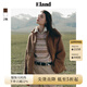 ELAND衣戀仿羊羔絨拼接絎縫棉外套女拉鏈立領(lǐng)夾克曠野美拉德 卡其色(35)Beige S 160
