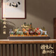 朱炳仁銅 千秋駿業(yè) 辦公室玄關(guān)書房桌面家居裝飾生肖銅馬擺件 禮贈品 千秋駿業(yè)