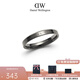 丹尼爾惠靈頓（DanielWellington） dw戒指男 太空灰經(jīng)典素圈指環(huán)情侶對(duì)戒 七夕情人節(jié)禮物送男友 58碼 DW00400375
