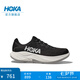 HOKA男款夏季林康4公路跑步鞋RINCON 4輕量透氣防滑 黑色/白色 42