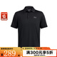 安德瑪（Under Armour）男Polo短袖春夏Playoff 3.0男子高爾夫運(yùn)動(dòng)Polo衫黑色 1378673-003 L