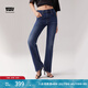 Levi's李維斯女士726高腰微喇休閑美式顯瘦時尚簡約牛仔長褲 中藍色 25 (30)