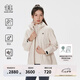 KOLON SPORT/可隆軟殼內(nèi)膽三合一沖鋒衣 女子戶外戈?duì)柗浪里L(fēng)夾克- LKGJ4WN170-CR 米白 M 165/88A