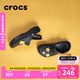 卡駱馳crocs洞洞鞋貝雅男鞋女鞋輕便耐磨一腳蹬拖鞋休閑鞋|10126 黑色-001 41 /42(260mm)