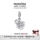 潘多拉（PANDORA）夢(mèng)最閃亮吊飾鏤空星形刻花diy串珠教師節禮物 多色 793512C01 均碼