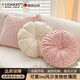 理沙星樹(shù)德國品質(zhì)沙發(fā)抱枕輕奢高級感可愛(ài)ins風(fēng)床頭靠墊客廳沙發(fā)靠枕蒲團 南瓜枕-櫻粉 38*38cm 含枕芯